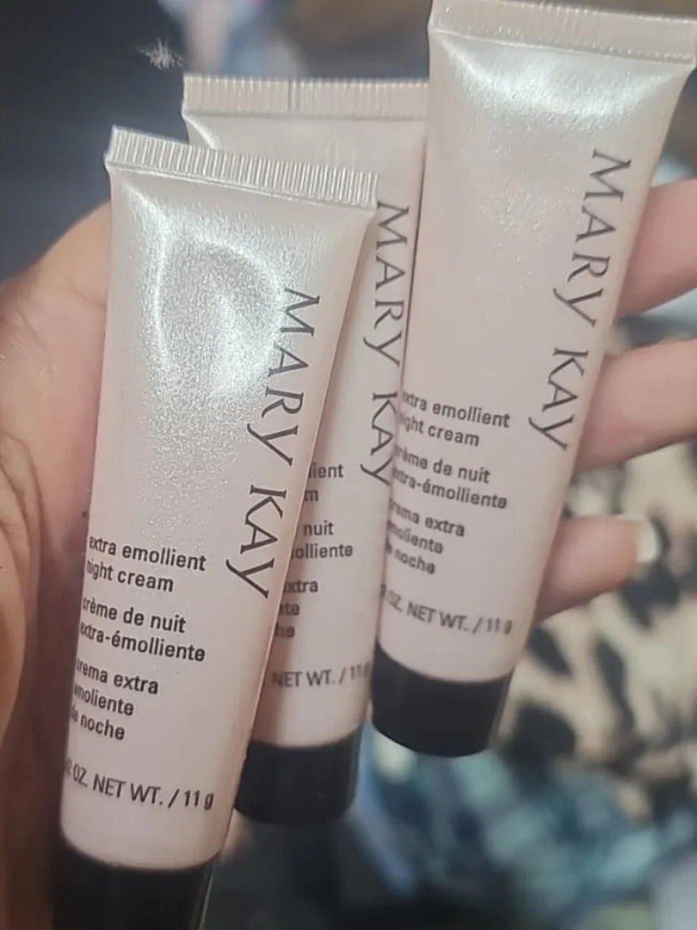 Pack 3. Mary Kay Extra Emollient Night Cream Mini Travel Size